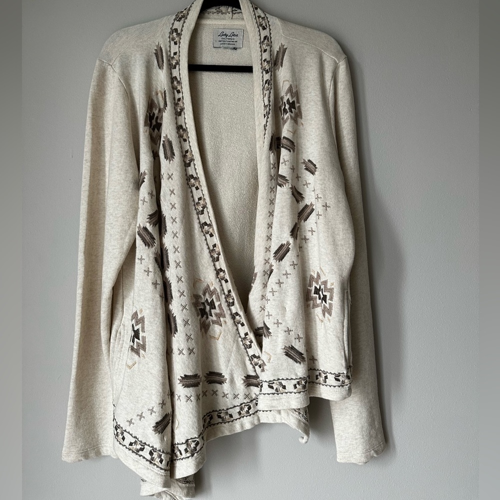 Lucky Brand Cardigan 100% Cotton